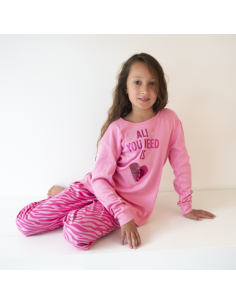 Frogs and Dogs Meijses Pyjama All You Need Parfait Pink 2
