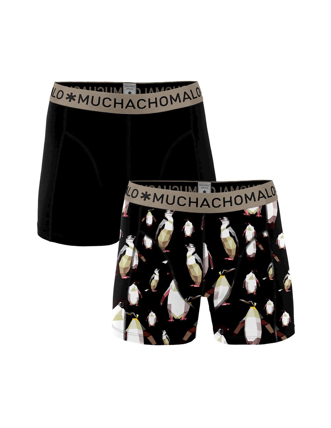 MuchachoMalo Cotton Modal 2Pack Penguin Heren Boxershorts