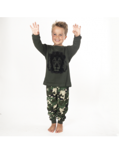 Frogs and Dogs Jongens Pyjama Lion Camouflage Rosin 2
