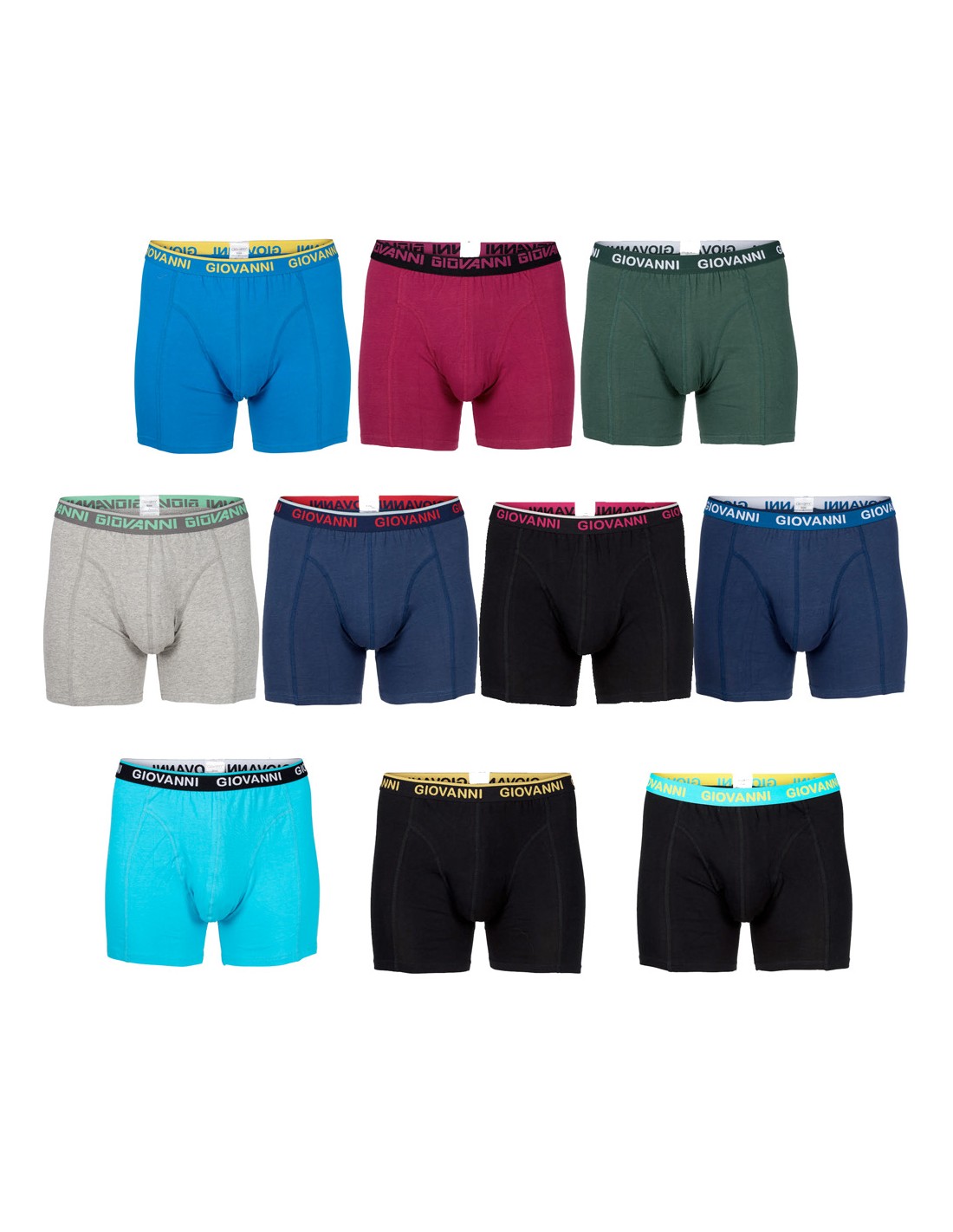 Giovanni Boxershorts Super Aanbieding LOUIS 10pak Heren Ondergoed