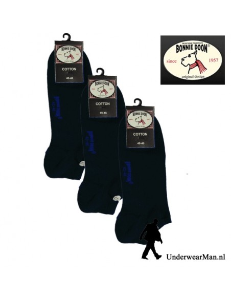 Bonnie Doon Sneakersok 3Pack Navy