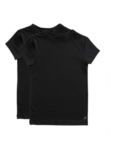 Ten Cate Jongens T-shirt 2Pack Black 2-10Y Boys