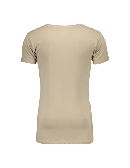 Suaque Long T-Shirt V-Neckshirt 2Pack Khaki