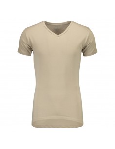 Suaque Long T-Shirt V-Neckshirt 2Pack Khaki 2