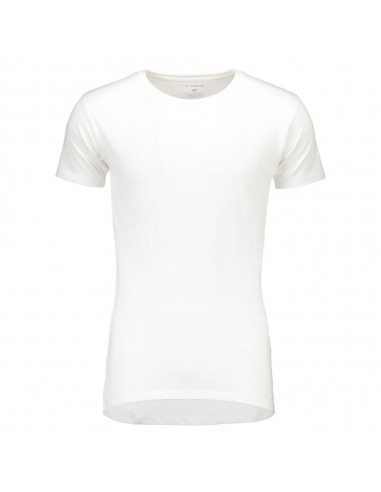 Suaque Long T-Shirt Round Neck Slim-fit 2Pack Wit