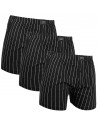 Gino Santi Klassieke boxer 3 pak 2+1 Gratis Zwart Pin Stripe Super Aanbieding