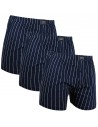 Gino Santi Klassieke boxer 3 pak 2+1 Gratis Navy Pin Stripe Super Aanbieding