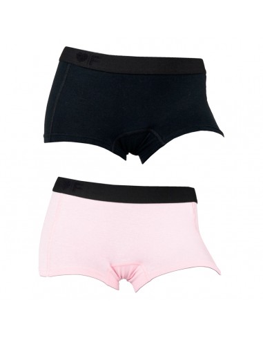 Funderwear Dames Short Barely Pink Black 2Pack