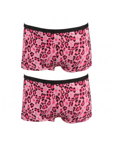 Funderwear Tiener Meisjes Short Animal Begonia Pink 2Pack 