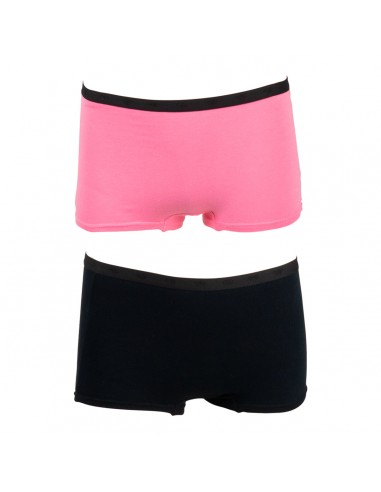 Funderwear Tiener Meisjes Short Sachet Pink Black 2Pack 