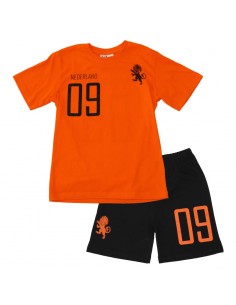 Fun2wear Shortama Elftal Oranje Zwart