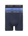 Calvin Klein Ondergoed 3Pack Blauw Zwart Trunk