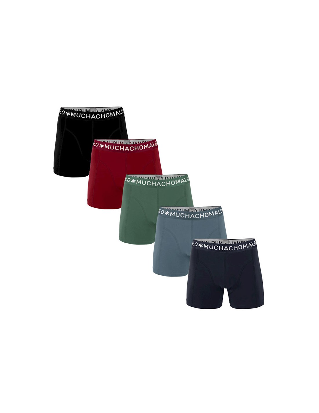 Muchachomalo boxershorts, 3-pack, zwart - Gratis bezorgd