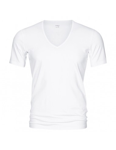 MEY Heren V-neck Wit Dry Cotton Het Eronderhemd Business Shirt 46038