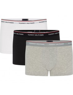 Tommy Hilfiger Ondergoed 3Pack Trunk Zwart Wit Grijs