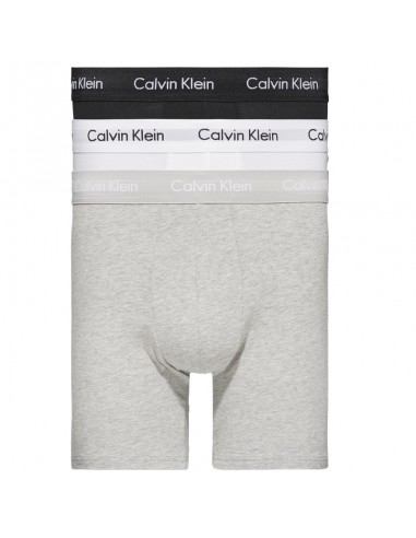 Calvin Klein Ondergoed BIG Boxer Cotton Stretch Zwart Grijs Wit