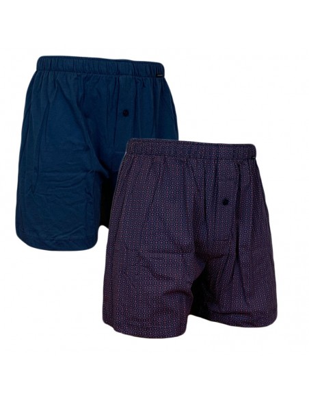 Schiesser Boxershorts 2Pack Indigo Blue