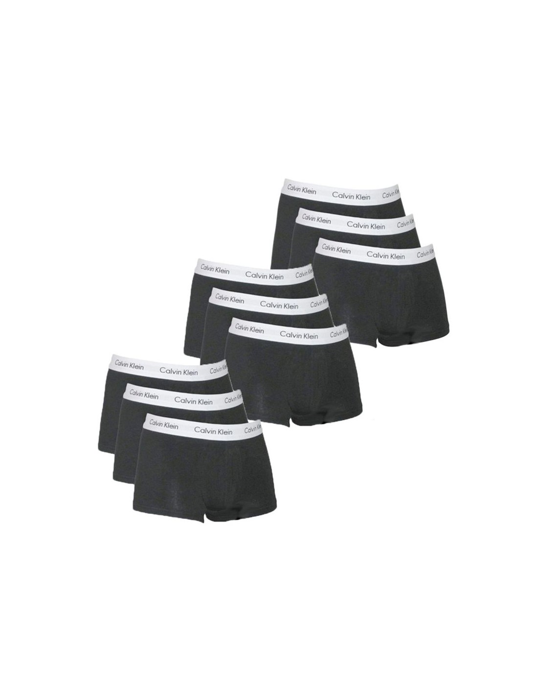 Bevoorrecht vat Zuinig Calvin Klein Ondergoed low rise trunk Black Special 3maal 3Pack