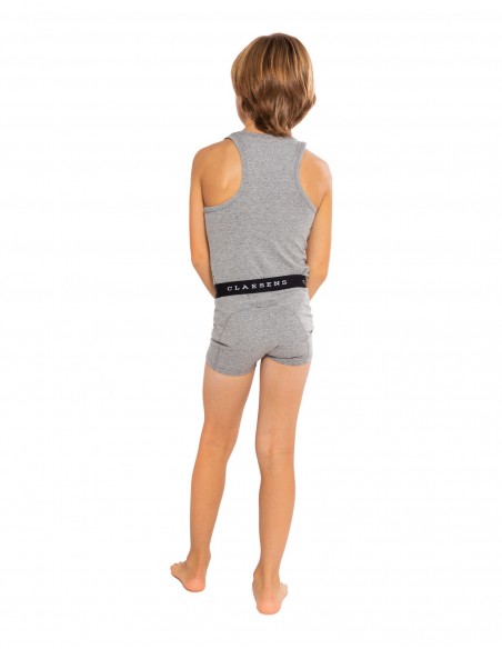 Claesen's Jongens Singlet Grey Melee