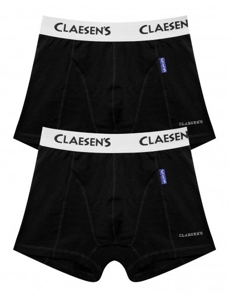 Claesen's Jongens 2Pack Boxershorts Black