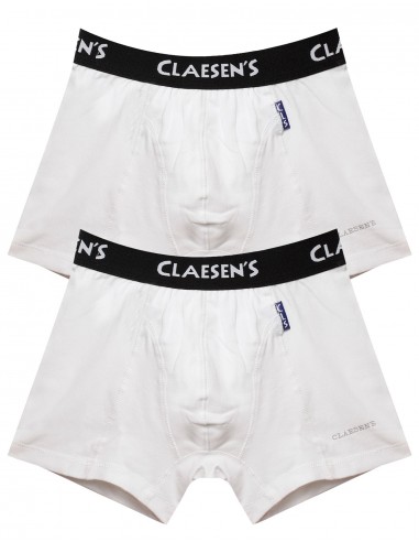 Claesen's Jongens 2Pack Boxershorts White