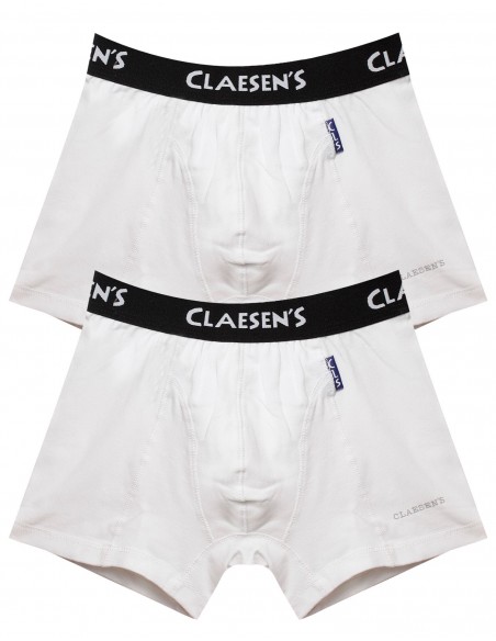 Claesen's Jongens 2Pack Boxershorts White