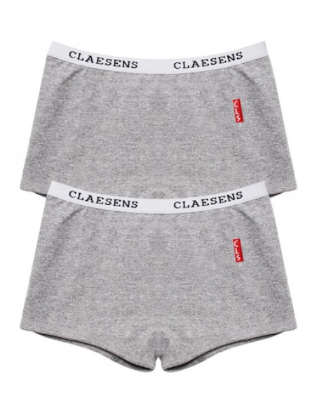 Claesen's Meisjes 2Pack Boxer Grey