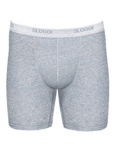 Sloggi Men Basic Long Boxershort Grijs