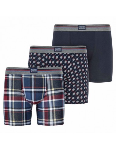 Jockey Boxershorts 3 pack Hawaiian Red long boxershorts