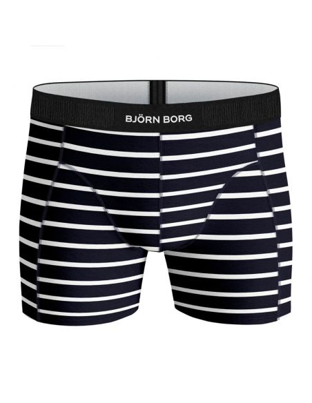 Bjorn Borg Boxershorts 3Pack Solid Sammy Shorts BB SINGLE STRIPE Black Beauty