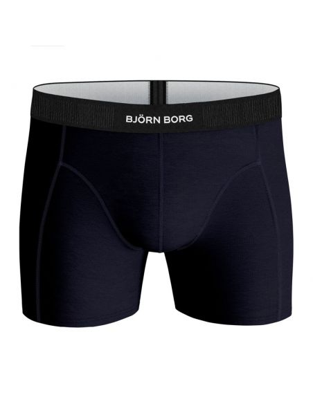 Bjorn Borg Boxershorts 3Pack Solid Sammy Shorts BB SINGLE STRIPE Black Beauty