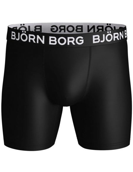 Bjorn Borg Boxershorts Singlepack SOLID PERFORMANCE Shorts Black Beauty