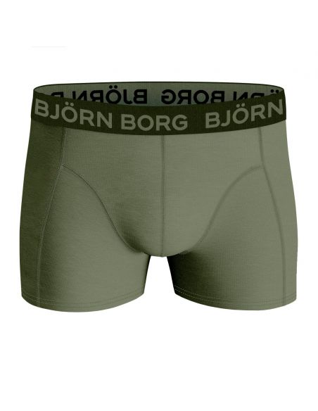 Bjorn Borg 5Pack Boys BB SAMMY Shorts FOURFLOWER Oil Green