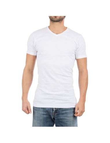 Alan Red V-Shirt West Virginia 3Pack Wit