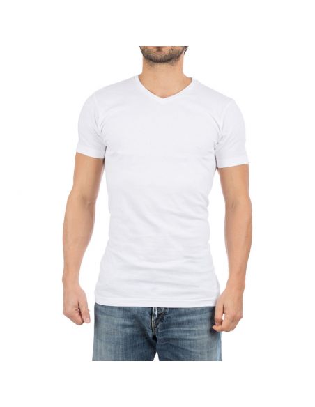 Alan Red V-Shirt West Virginia 3Pack Wit