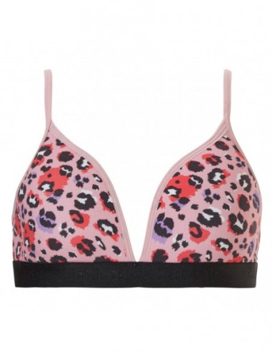 Ten Cate Meisjes Padded Bra Leopard Pink