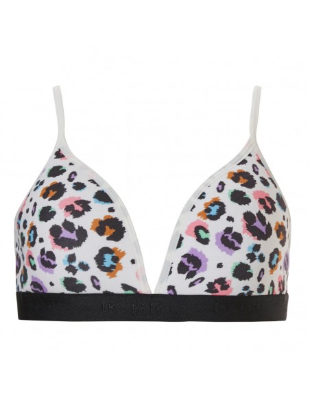 Ten Cate Meisjes Padded Bra Leopard Off White