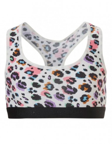 Ten Cate Meisjes Soft Top Leopard Off White