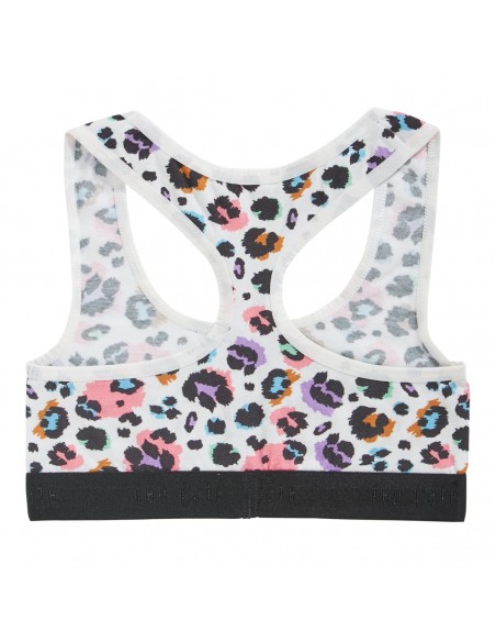 Ten Cate Meisjes Soft Top Leopard Off White