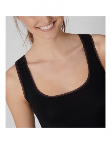 Sloggi Dames GO Organic Tanktop C2P Zwart 2pack