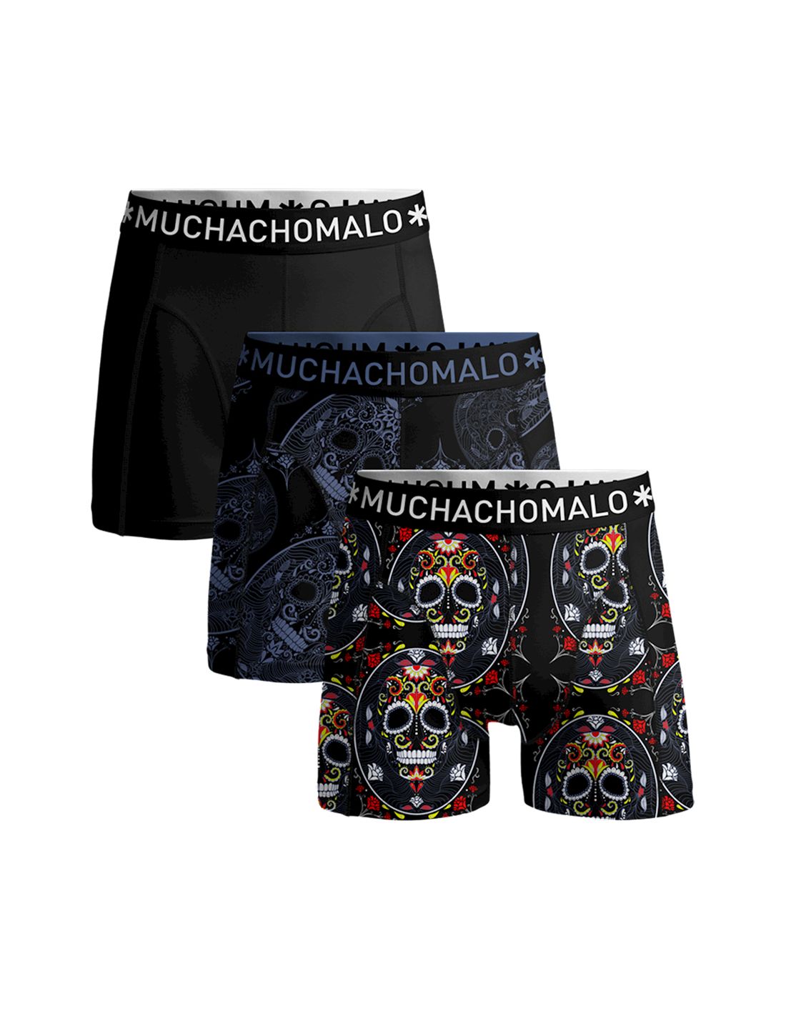 MuchachoMalo 3Pack Muerto Heren Boxershort