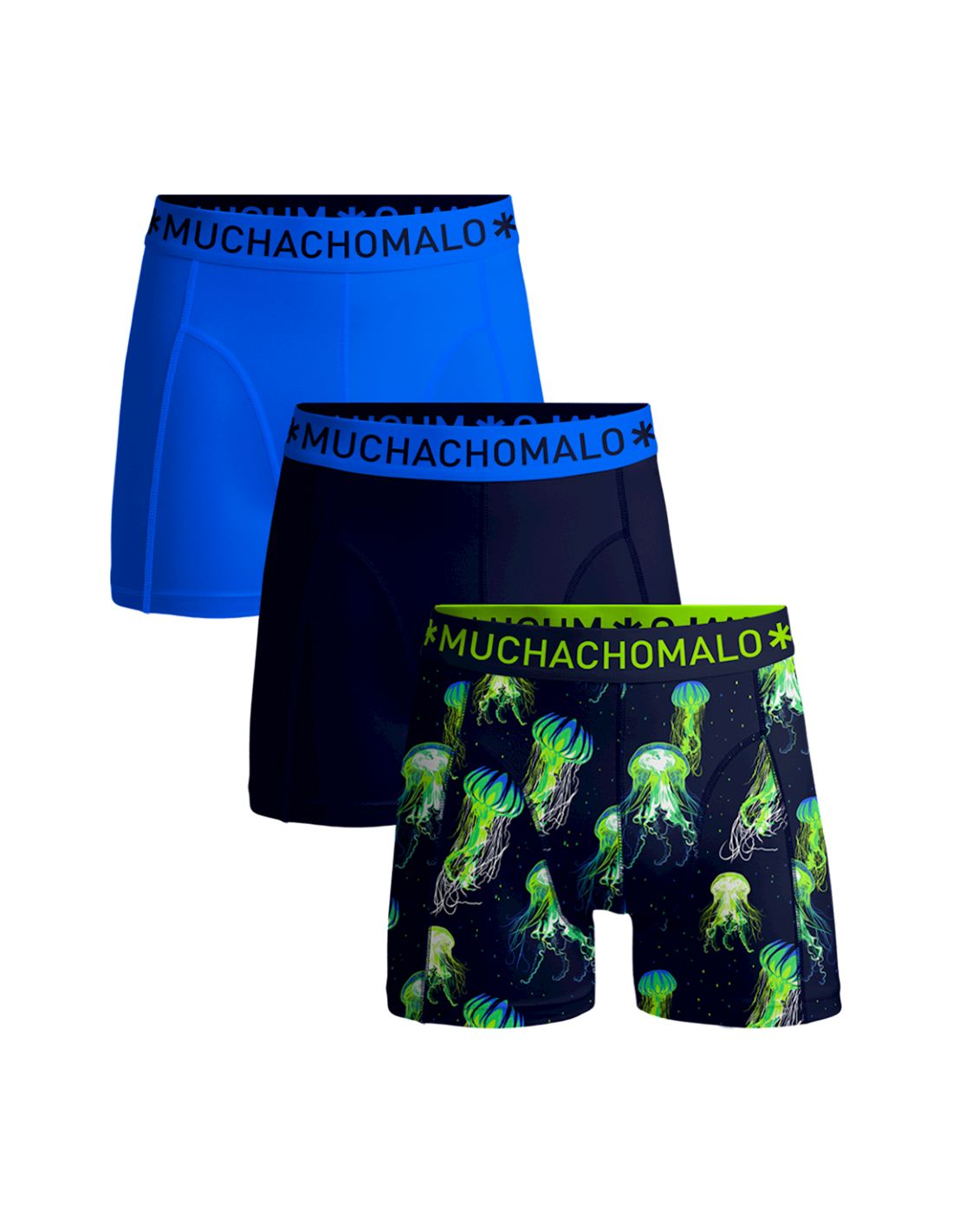 MuchachoMalo 3Pack Jellyfish Heren Boxershort