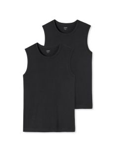 SCHIESSER Uncover Heren Tanktop 2Pack Zwart