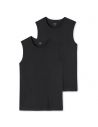 SCHIESSER Uncover Heren Tanktop 2Pack Zwart