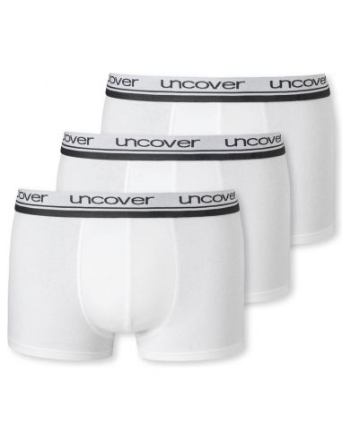 SCHIESSER Uncover Heren Boxershort 3Pack Wit