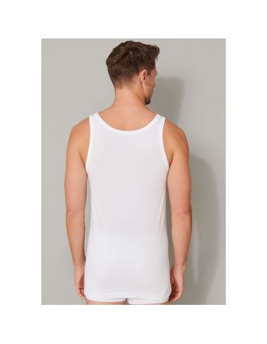 Schiesser Singlet Hemd 95/5 Organic Wit 2Pack