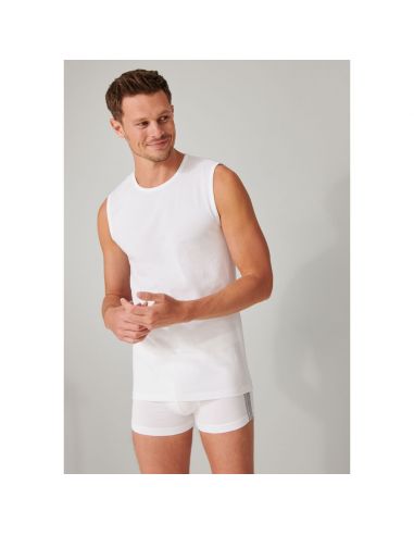 Schiesser Tank Top 95/5 Organic 2Pack Wit