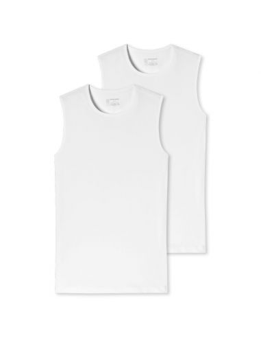 Schiesser Tank Top 95/5 Organic 2Pack Wit