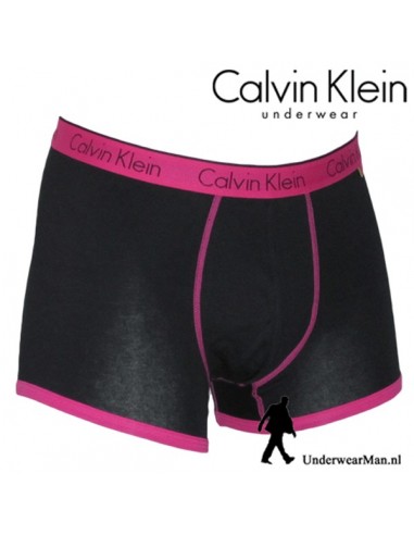 Calvin Klein Ondergoed trunk zwart low rise trunk pink