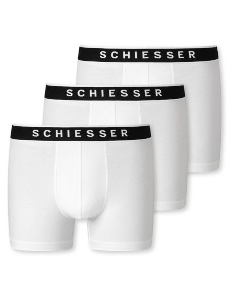 Schiesser Boxershort 95/5 Organic 3Pack Wit